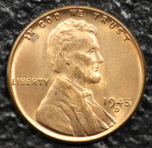 1945-D Lincoln Cent - 00001 -Obv