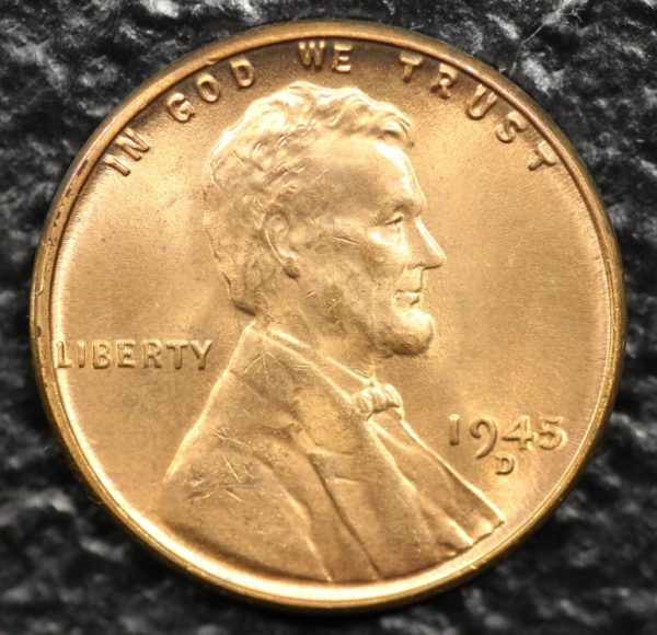 1945-D Lincoln Cent - 00002 -Obv