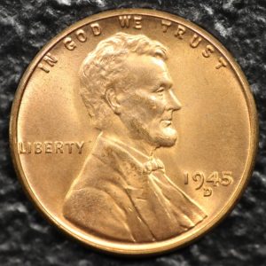 1945-D Lincoln Cent - 00003 -Obv