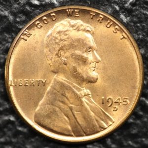 1945-D Lincoln Cent - 00004 -Obv