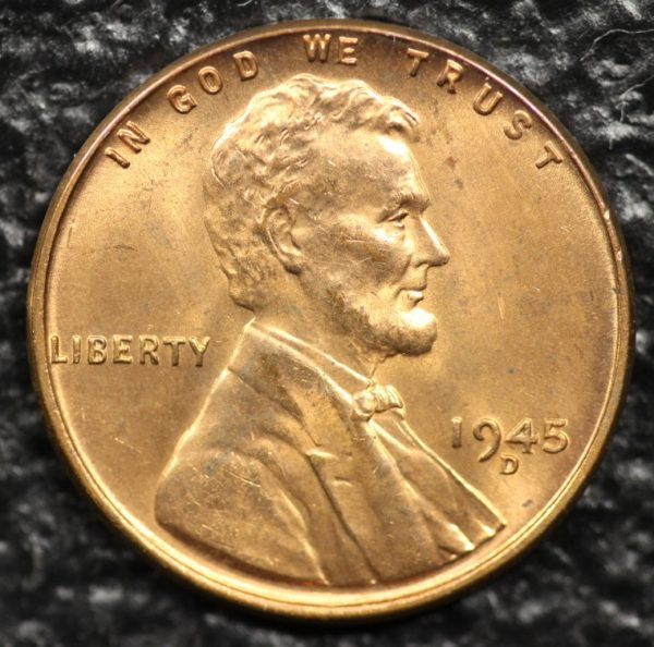 1945-D Lincoln Cent - 00005 -Obv