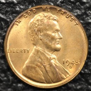 1945-D Lincoln Cent - 00006 -Obv