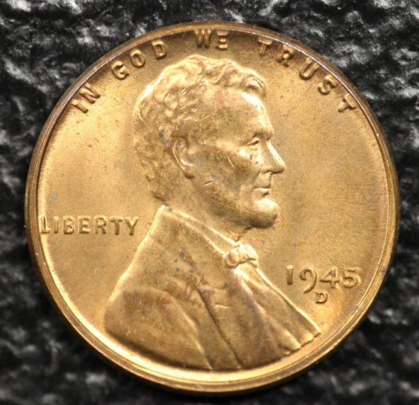 1945-D Lincoln Cent - 00006 -Obv
