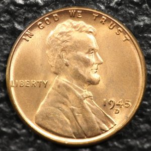 1945-D Lincoln Cent - 00007 -Obv