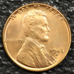 1945-D Lincoln Cent - 00008 -Obv
