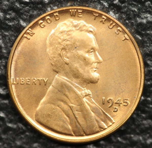1945-D Lincoln Cent - 00008 -Obv