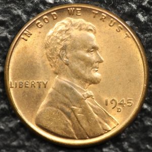 1945-D Lincoln Cent - 00009 -Obv