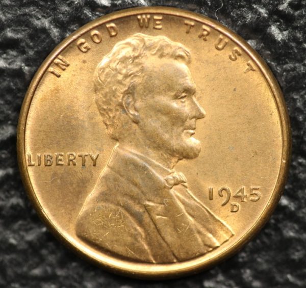 1945-D Lincoln Cent - 00009 -Obv