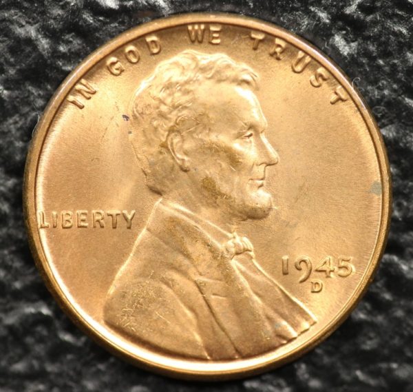1945-D Lincoln Cent - 00010 -Obv
