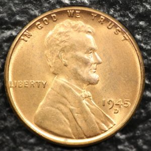 1945-D Lincoln Cent - 00011 -Obv