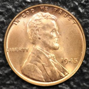 1945 Lincoln Cent - 00002-Obv