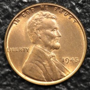 1945 Lincoln Cent - 00010-Obv