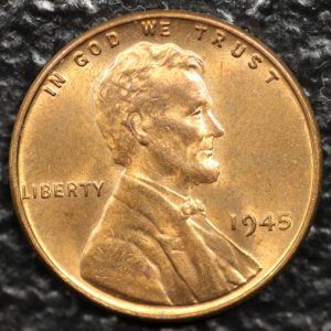1945 Lincoln Cent - 00012-Obv