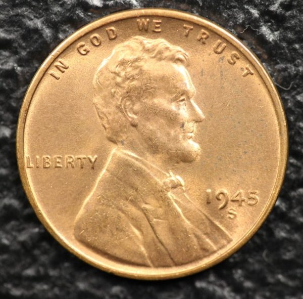 1945-S Lincoln Cent - 00002-Obv
