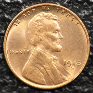 1945-S Lincoln Cent - 00003-Obv