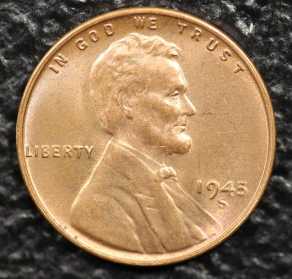 1945-S Lincoln Cent - 00004-Obv