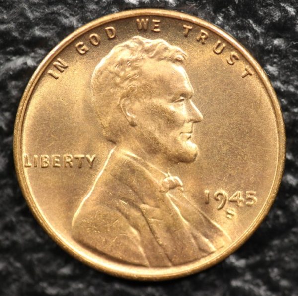 1945-S Lincoln Cent - 00005-Obv