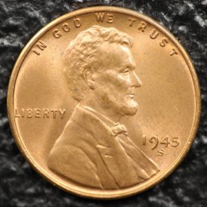 1945-S Lincoln Cent - 00009-Obv