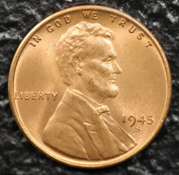 1945-S Lincoln Cent - 00009-Obv